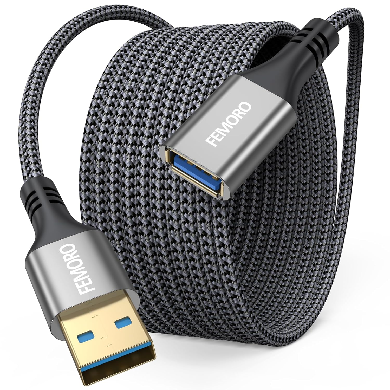 USB 延長線 15 英尺(約 4.6 公尺)長 USB Type A 3.0 延長器 